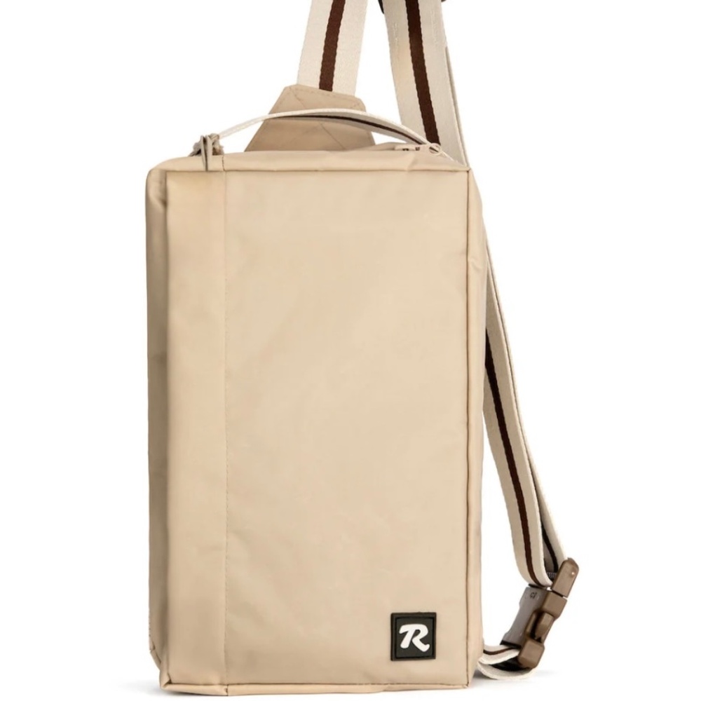 R. Riveter Reveille Mae Chest Crossbody Bag in Khaki